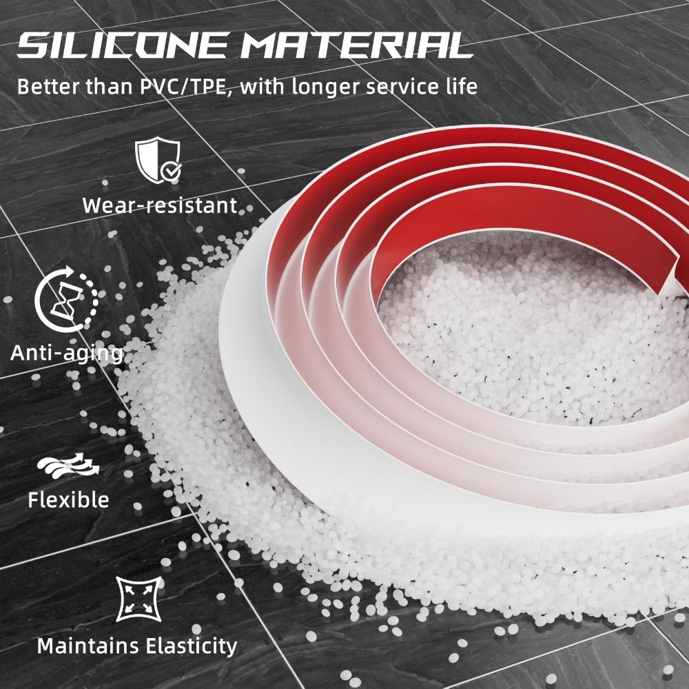 Durable Silicone Quarter Round - Baseboard Molding Trim recension och pris