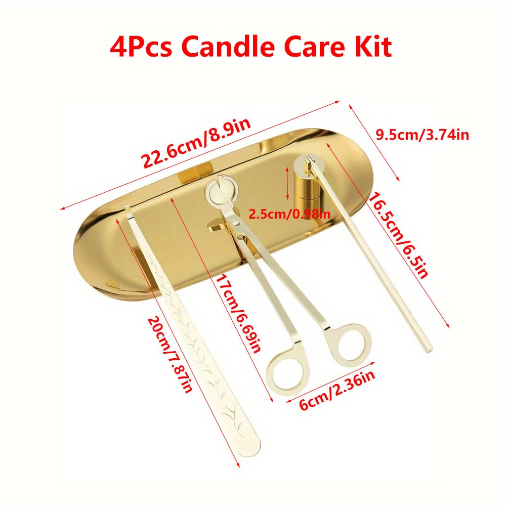 4pcs/set Luxury Candle Care Ki - Home Improvement House recension och pris