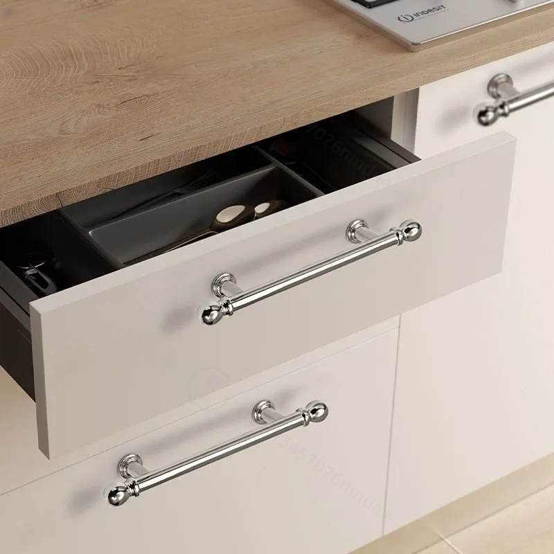 French Chrome Plated Zinc Allo - Cabinet Handle Pull recension och pris