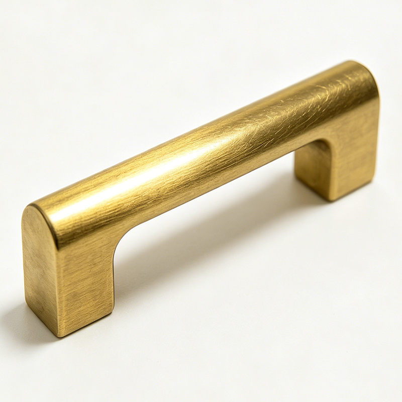 Custom Solid Brass Knurled Doo - Cabinet Handle Pull recension och pris