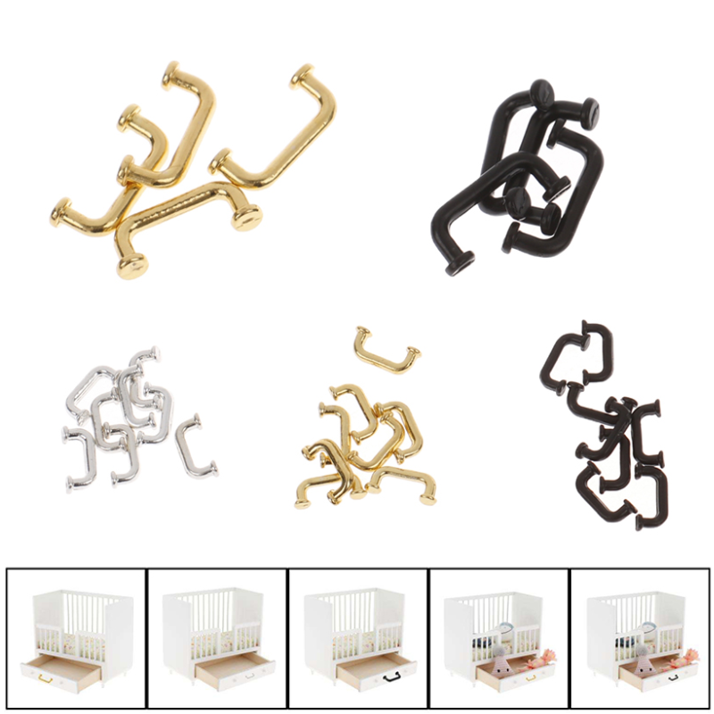1:12 Miniature 4/8pcs Door Cab - Cabinet Handle Pull recension och pris