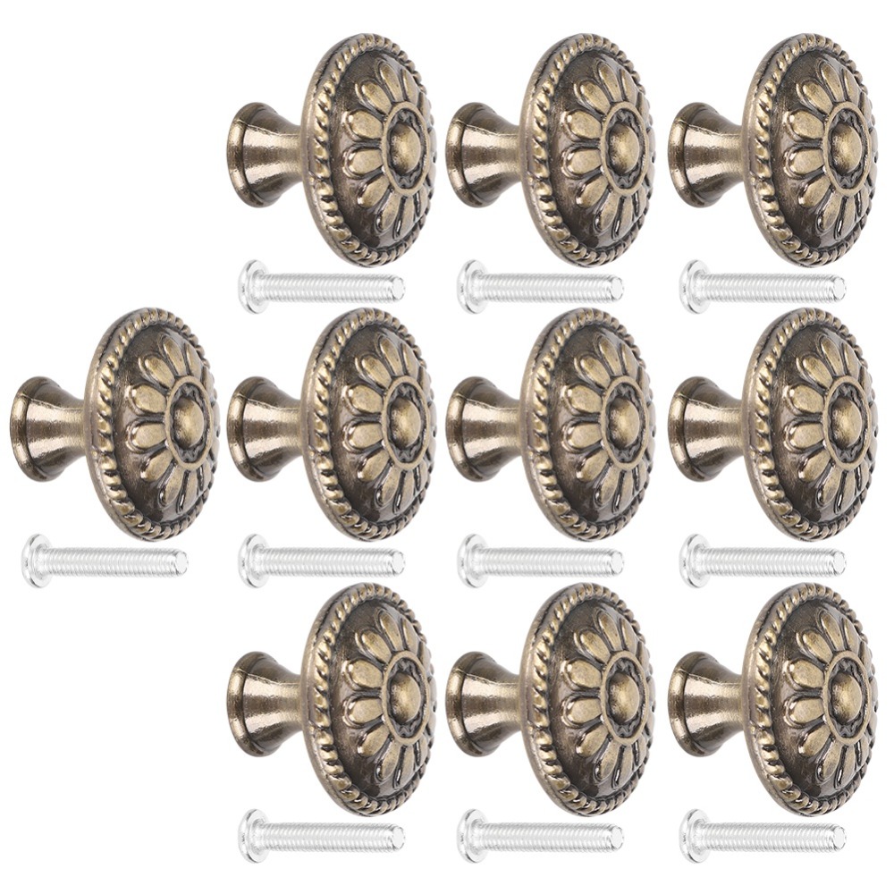 10 Set Zinc Alloy Office Handl - Cabinet Handle Pull recension och pris