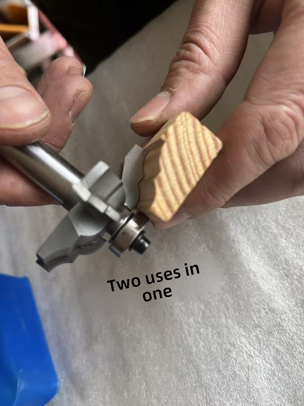 2 in 1 Tongue and Groove Route - Baseboard Molding Trim recension och pris