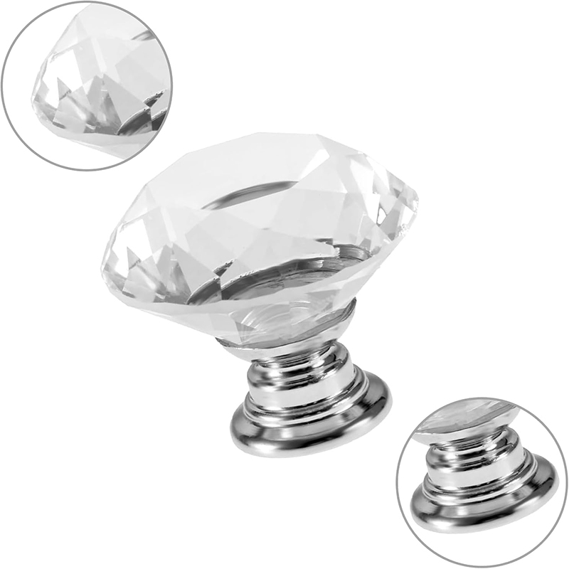 6Pcs Cabinet Knob with Screws  - Cabinet Handle Pull recension och pris