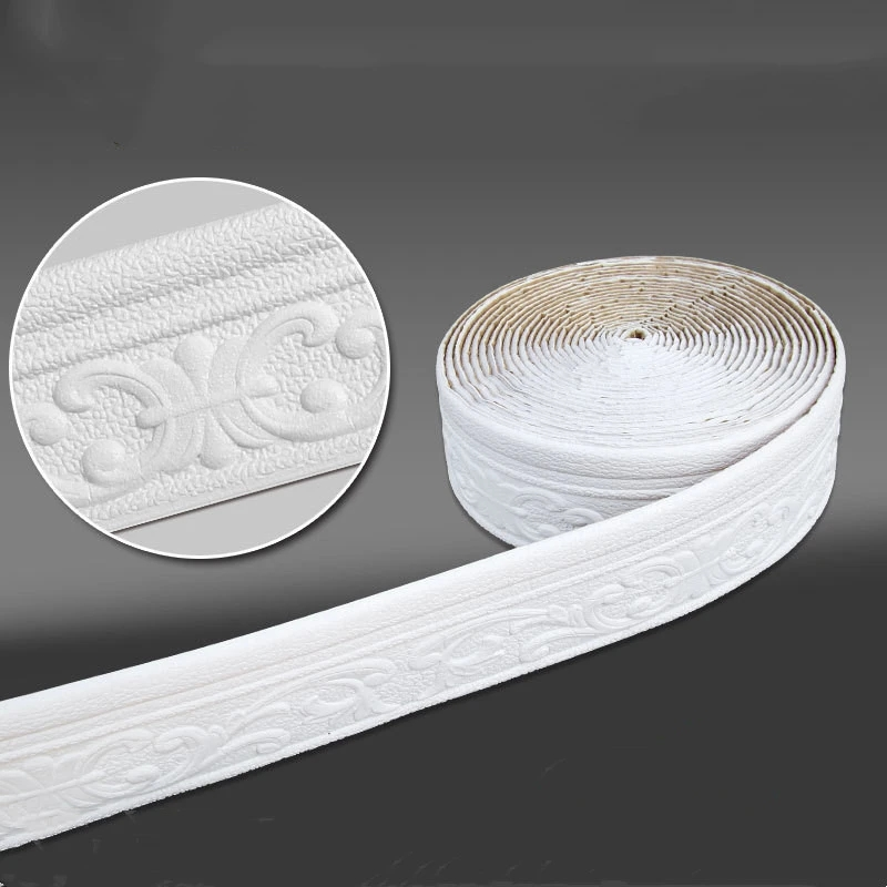 10M/Roll 3D Wall Trim Line  Se - Baseboard Molding Trim recension och pris