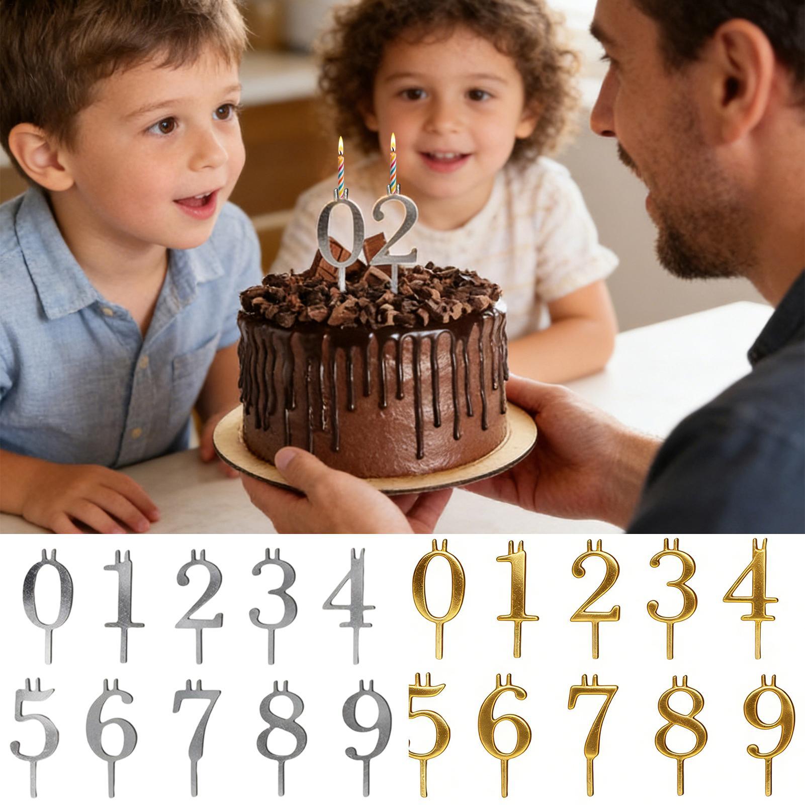 10pcs 0-9 Number Cake Toppers  - Home Improvement House recension och pris