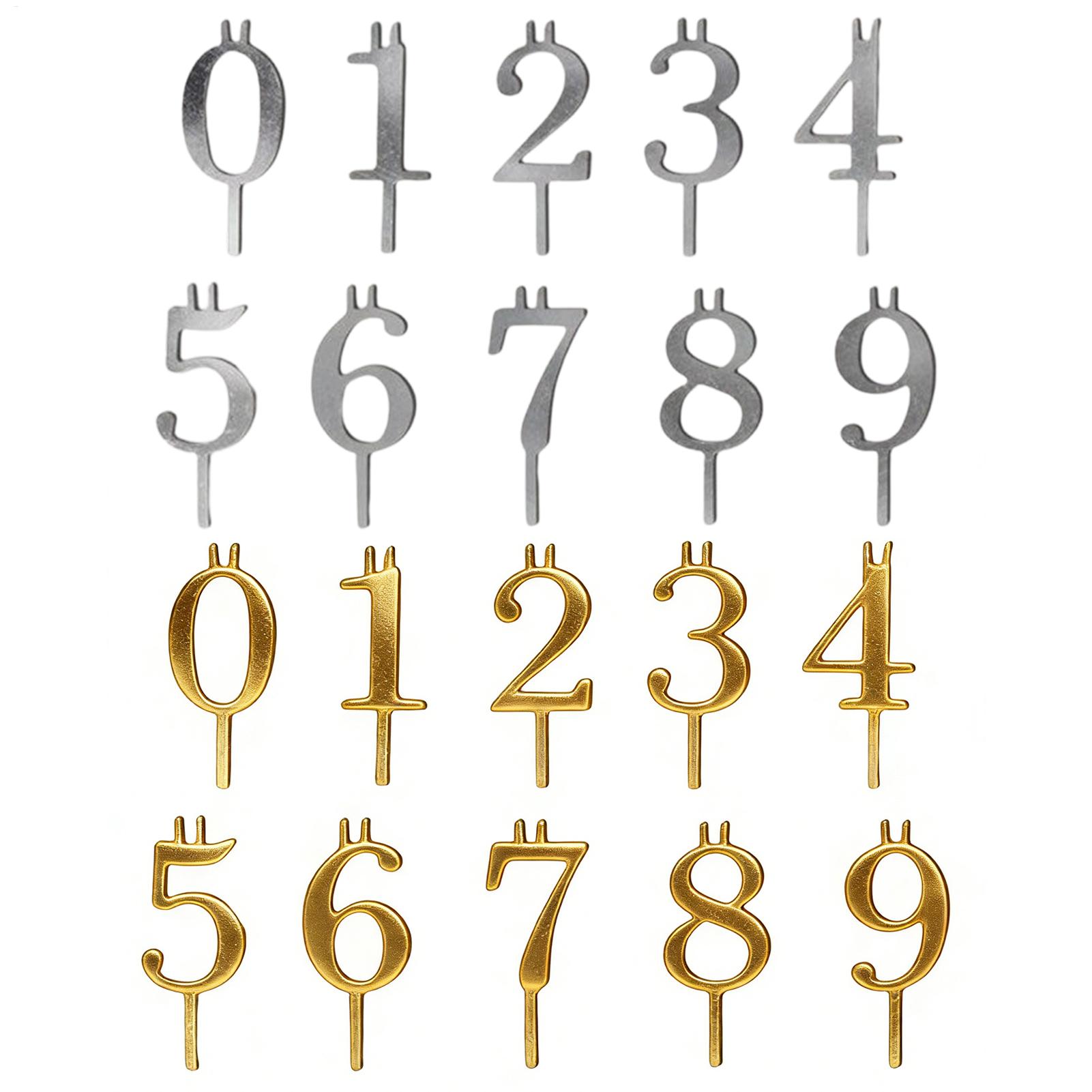 10pcs 0-9 Number Cake Toppers  - Home Improvement House recension och pris